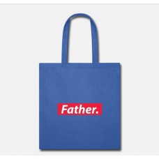 Happy Quarantined Father's Day Royal Blue Tote Bag